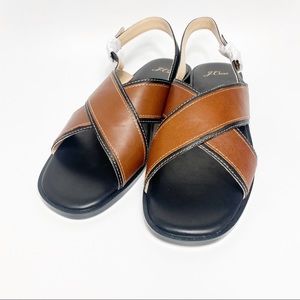 J. Crew Gretchen Cross Strap Sandal